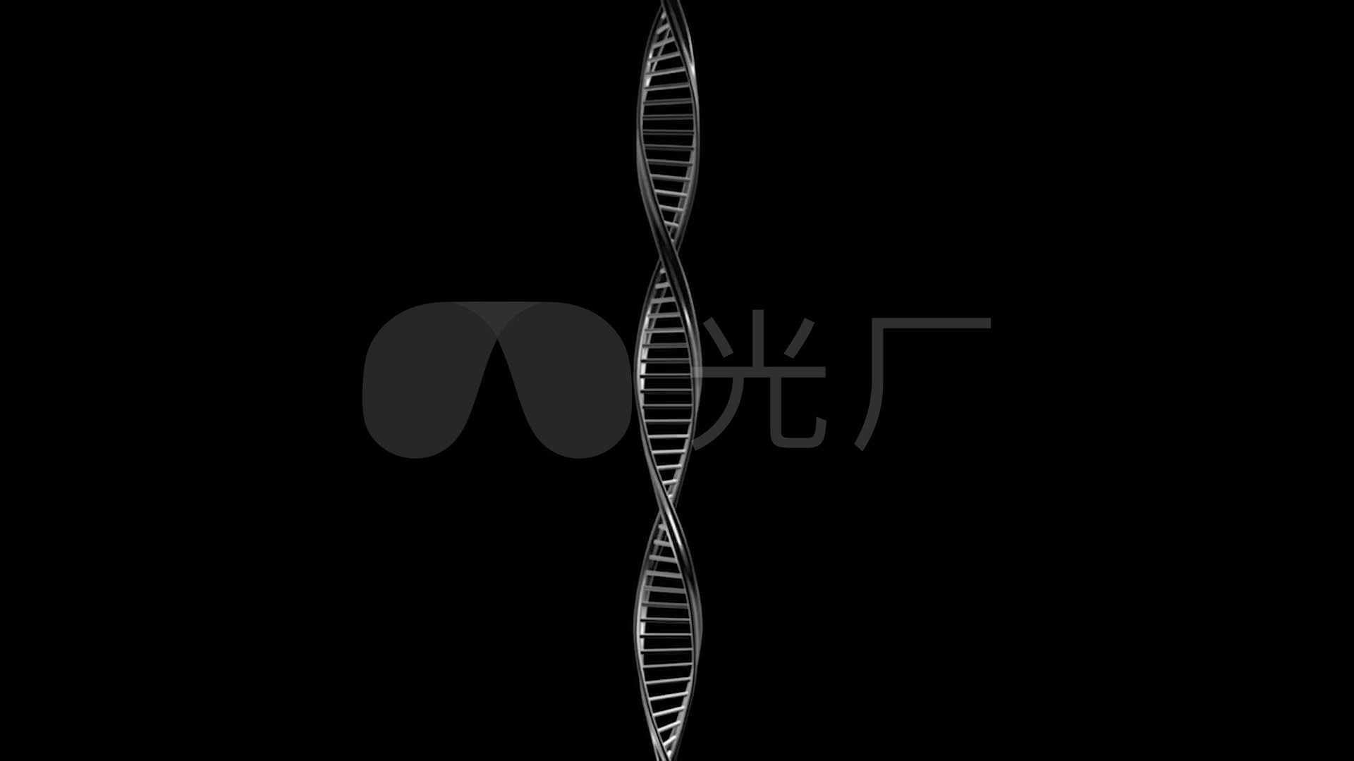 dna基因螺旋链分子链医学cg动画