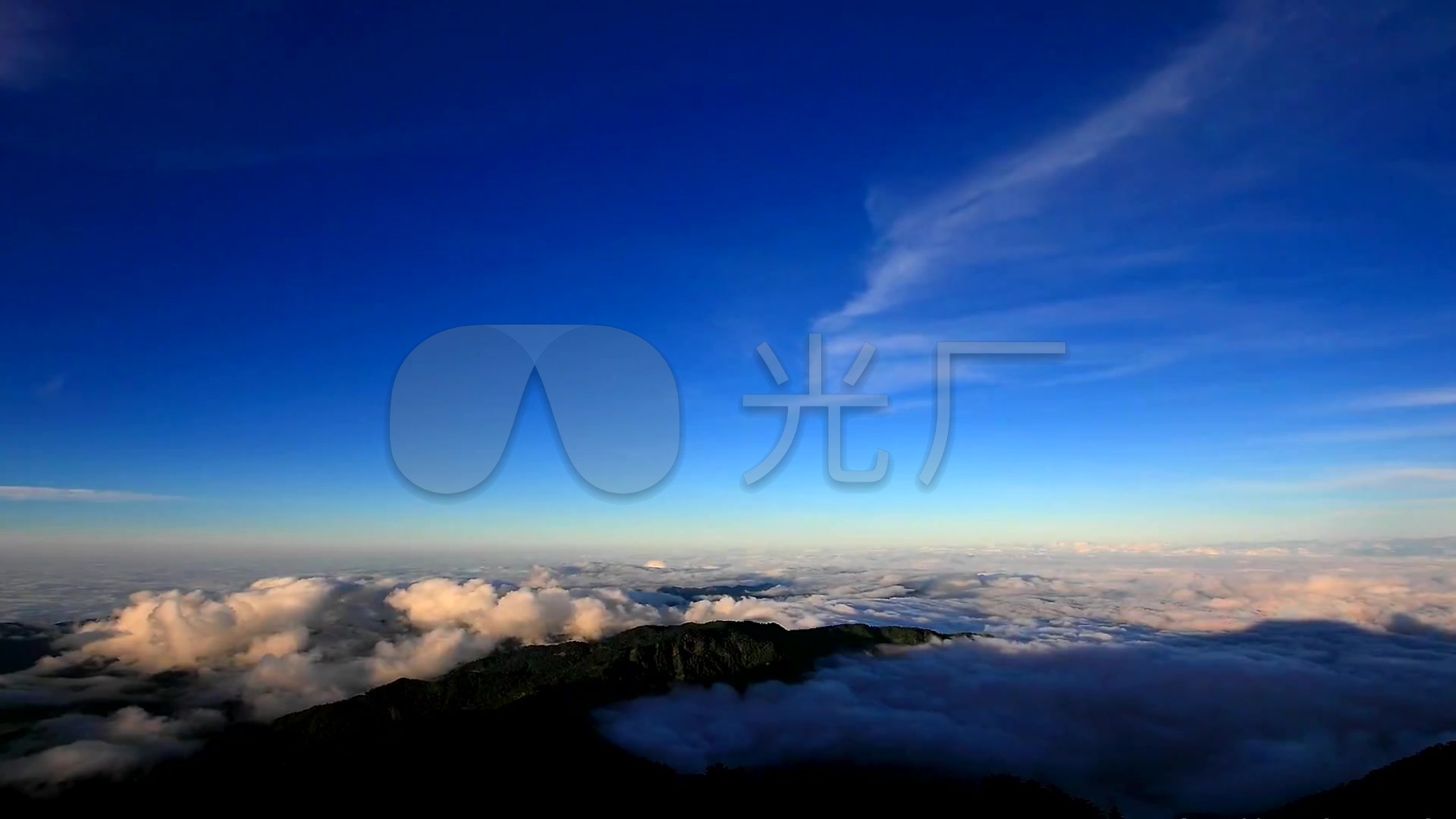 三个大自然素材蓝天大山云海
