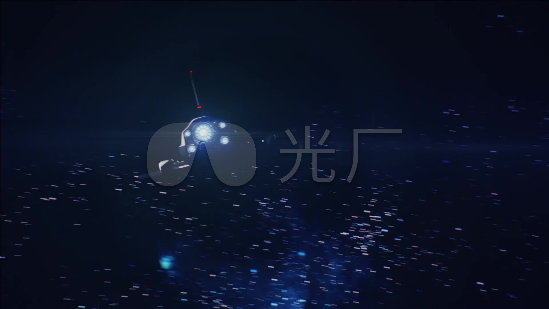 黑科技云主机科技主机_1920x1080_高清视频素材下载