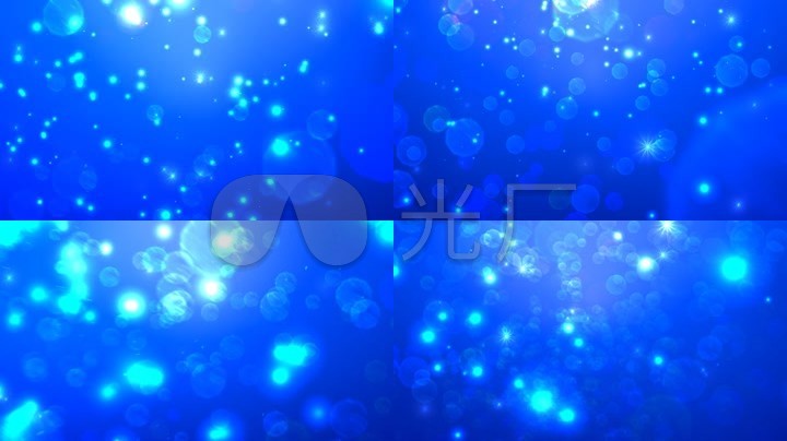 梦幻蓝色大气led背景视频素材