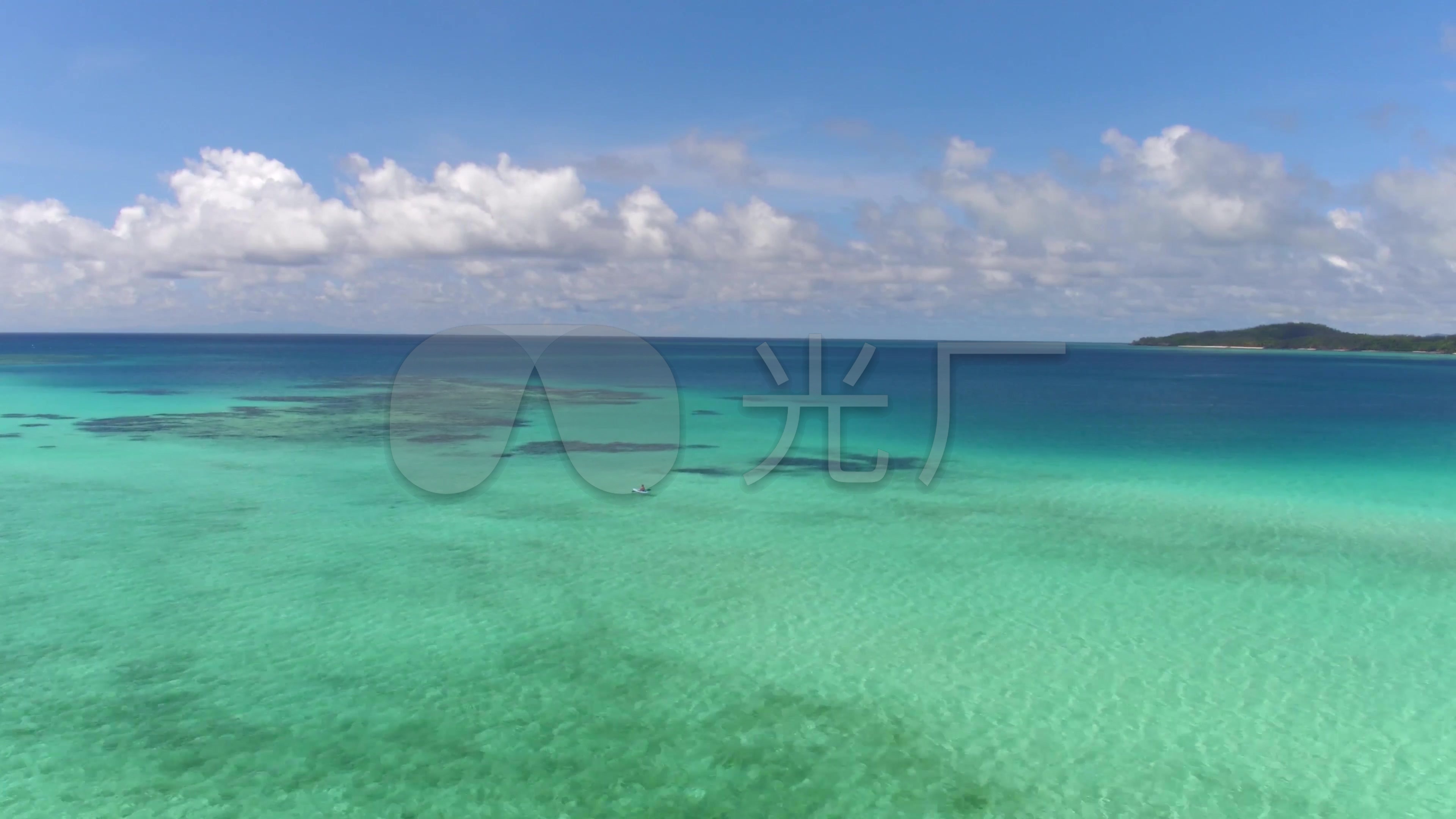 视频素材 实拍视频 景观人文 风景大自然大海斐济群岛4k  来自视频