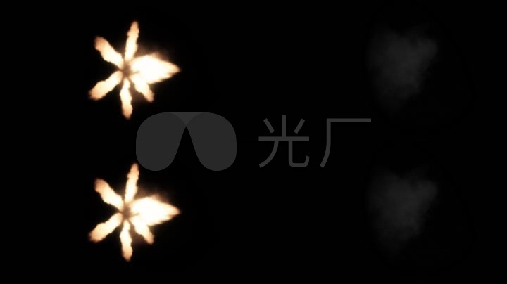 枪火火舌特效素材alpha
