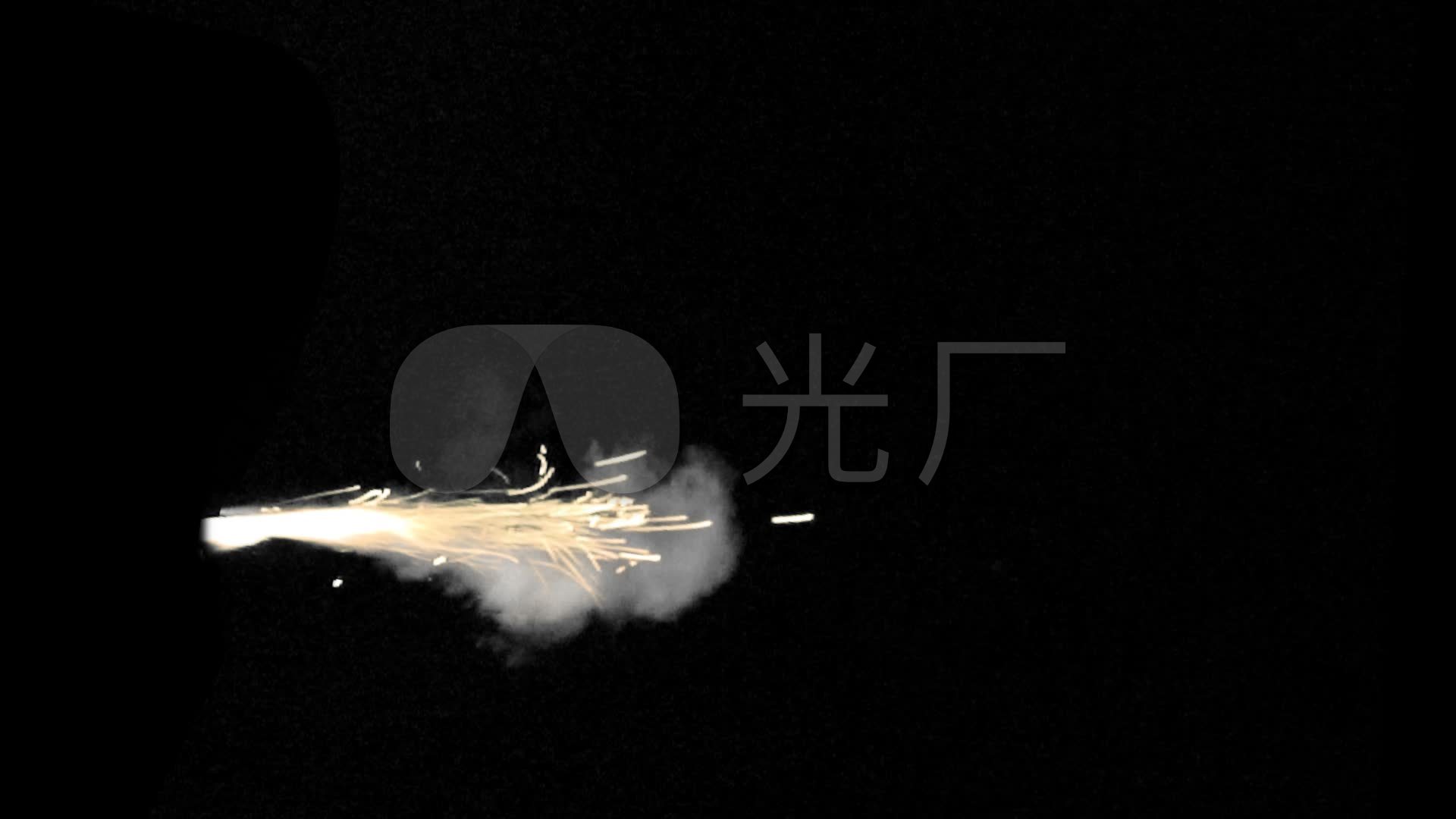 枪火火舌烟雾特效素材alpha_1920x1080_高清视频素材下载(编号