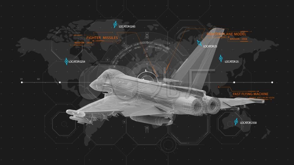科技感战斗机_960x540_高清视频素材下载(编号:)_影视