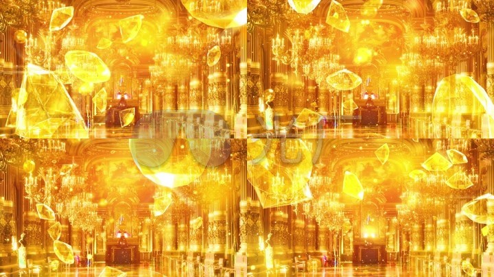 钻石婚礼教堂华丽唯美宫殿背景