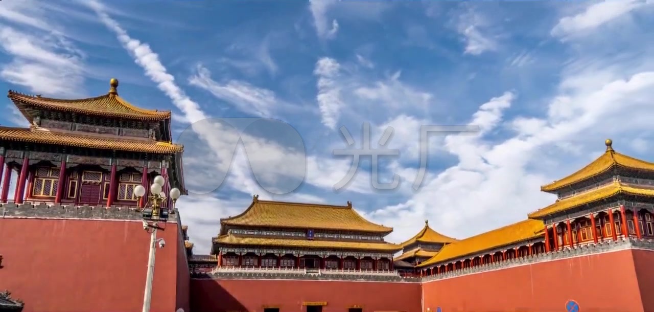 宣传片素材 北京天安门故宫
