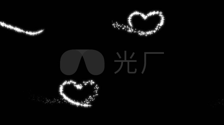 3d全息粒子画双心