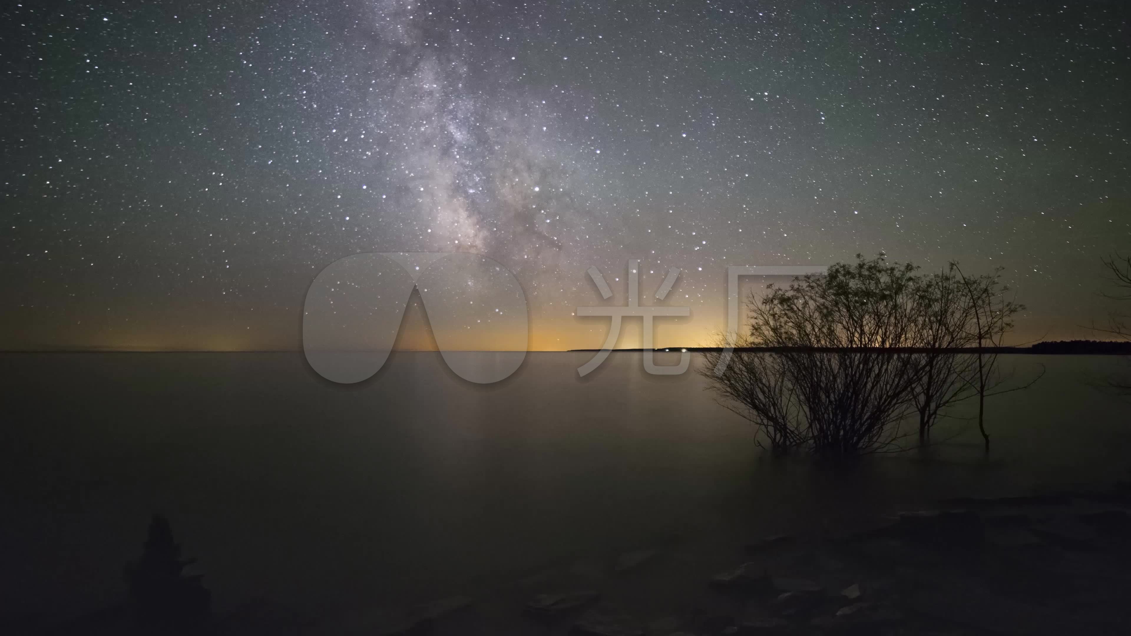 延时拍摄银河系星空
