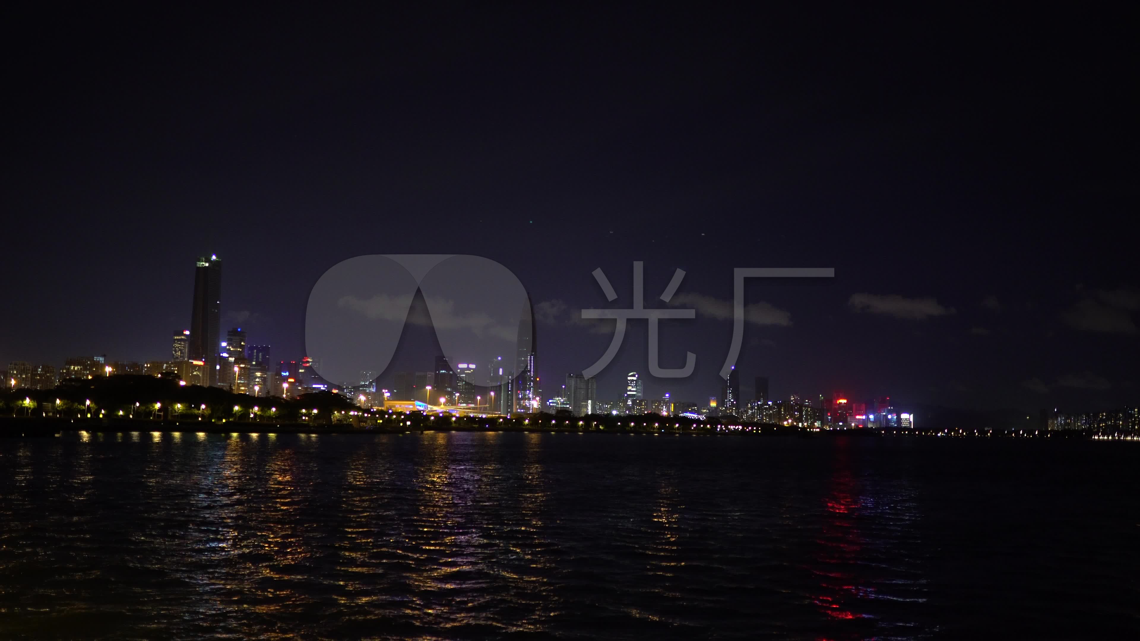 深圳海滨公园夜景
