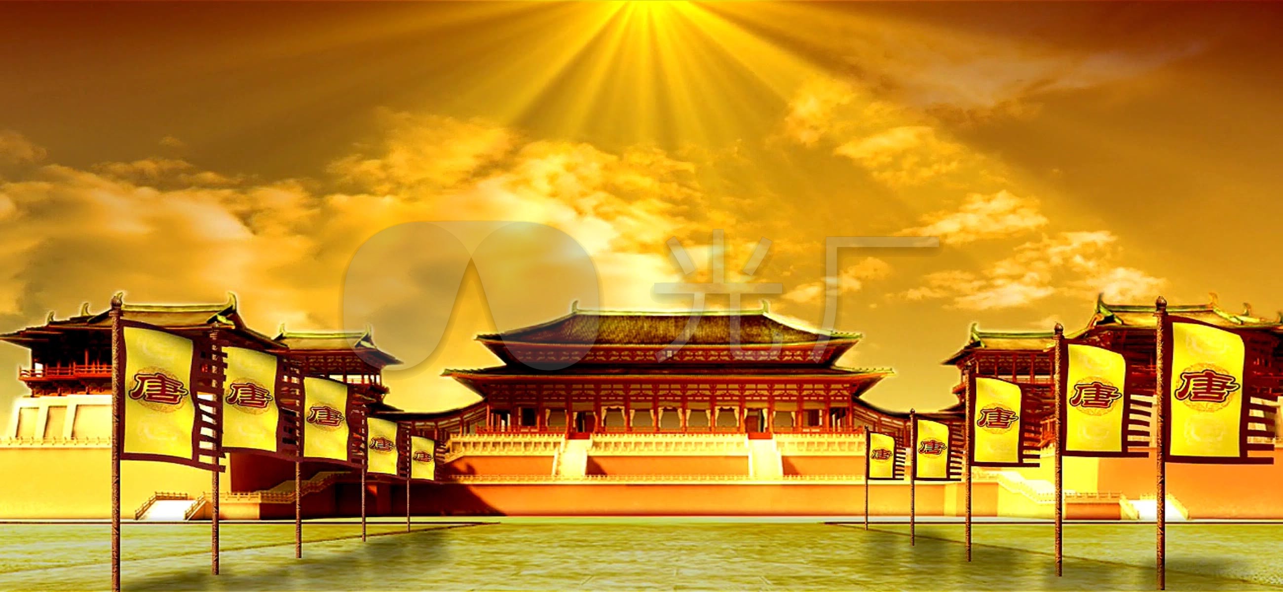 2k大唐盛世屈慧-大唐红颜赋配乐_2600x1200_高清视频
