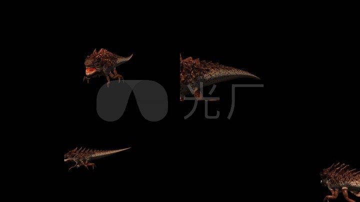 带alpha透明通道的怪兽虫子素材