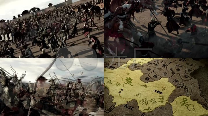 中国古代战争春秋战国乱世地图千军万马打仗