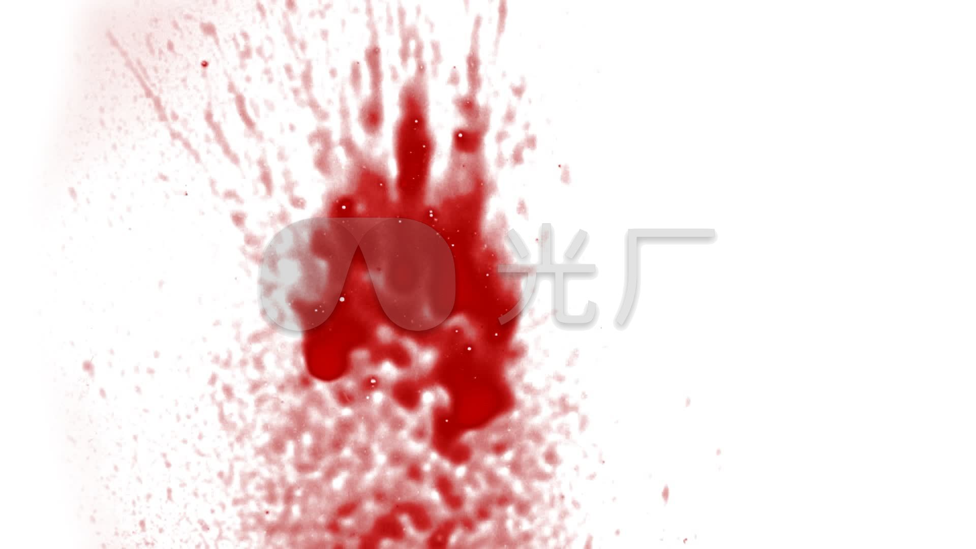 喷血爆头血溅血液血合成素材特_1920x1080_高清视频素材下载(编号