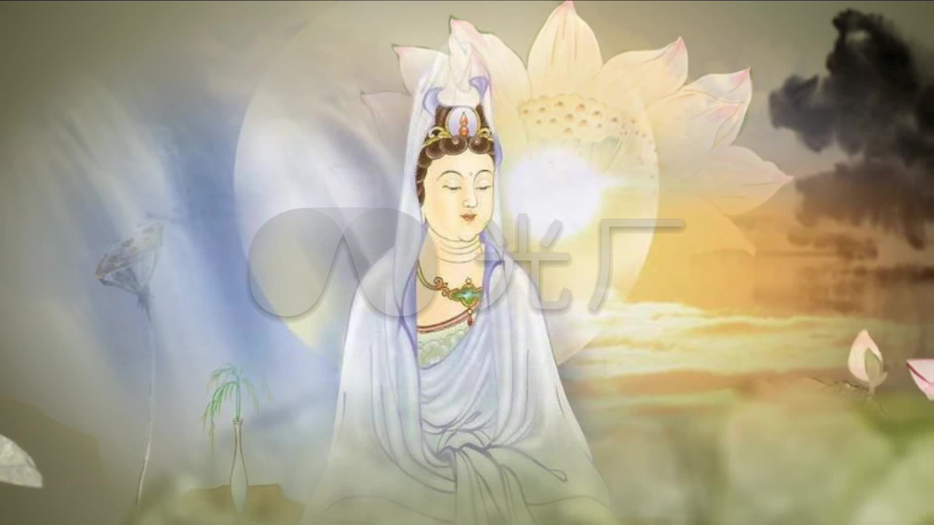 菩萨保佑陈星佛教音乐舞台背景配乐_1920x1