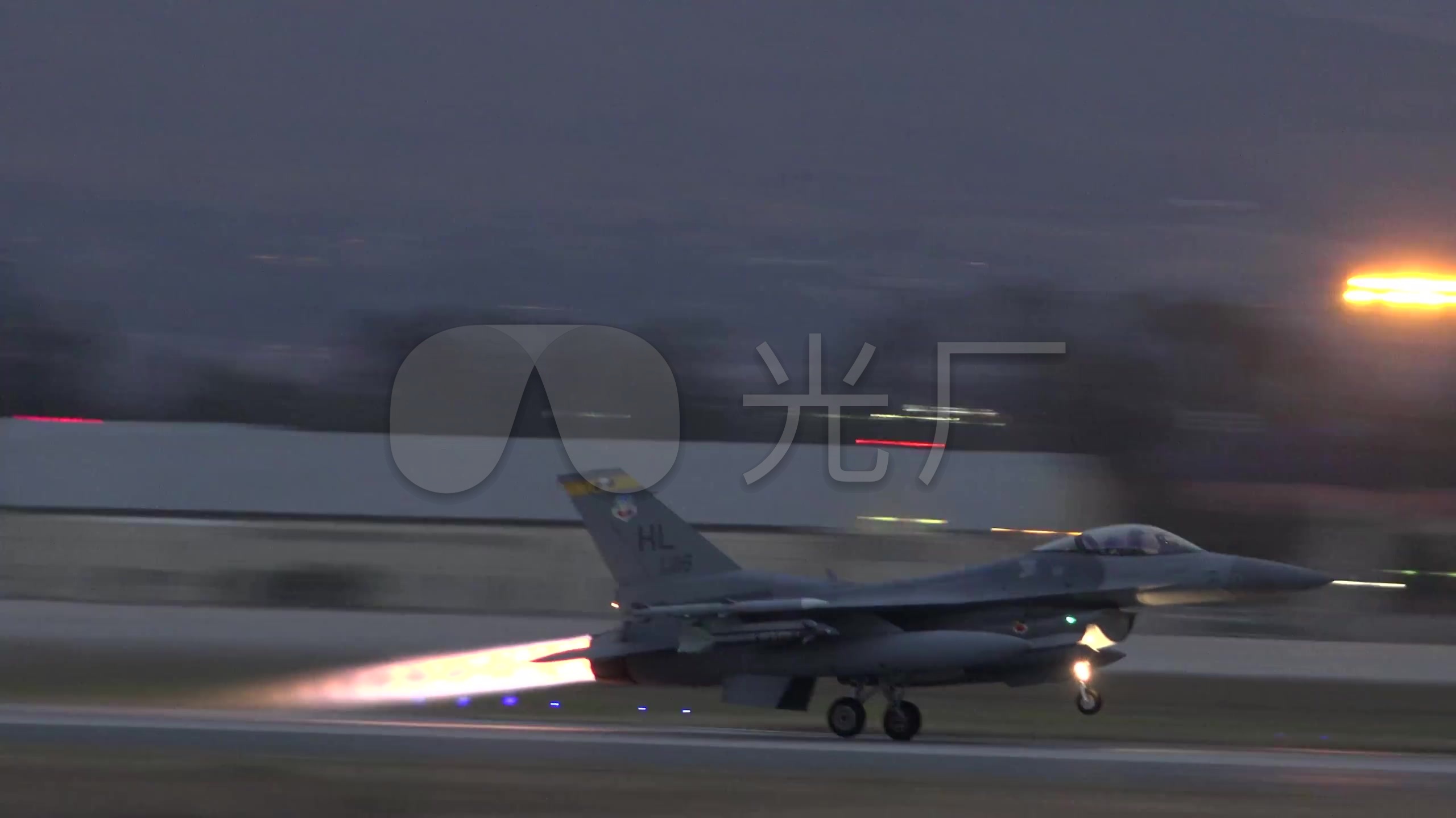 f-16战机起飞_2560x1440_高清视频素材下载(编号:)