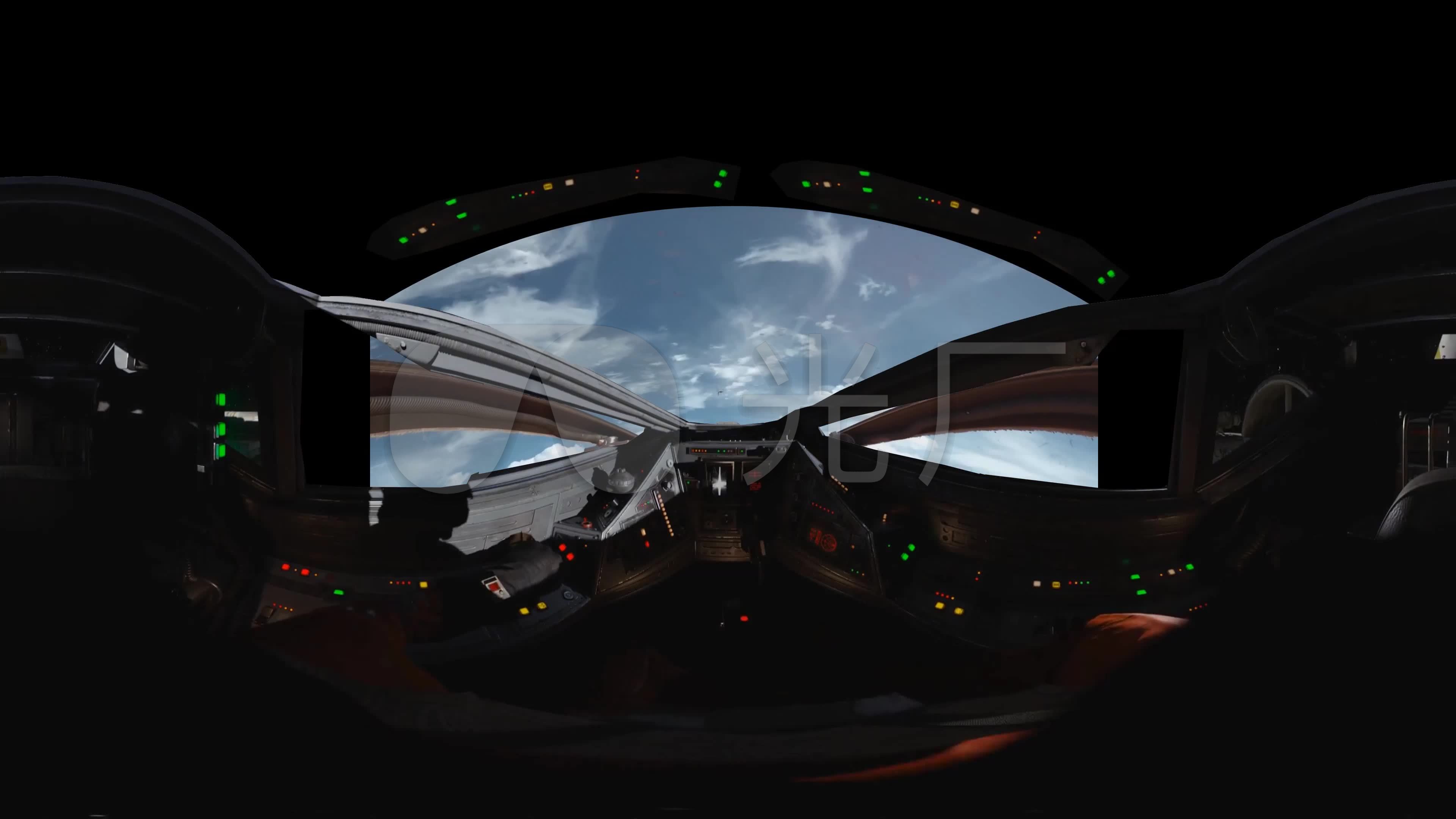 4k真实体验vr全景飞船驾驶战斗