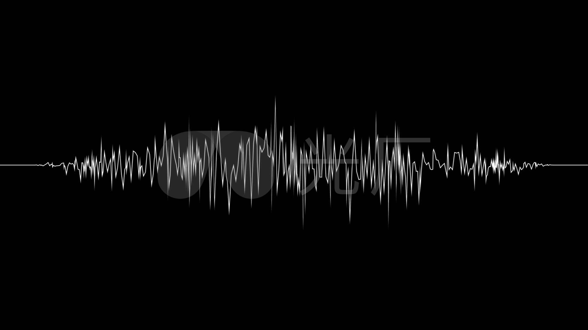 声音波形科技元素_1920x1080_高清视频素材下载(编号
