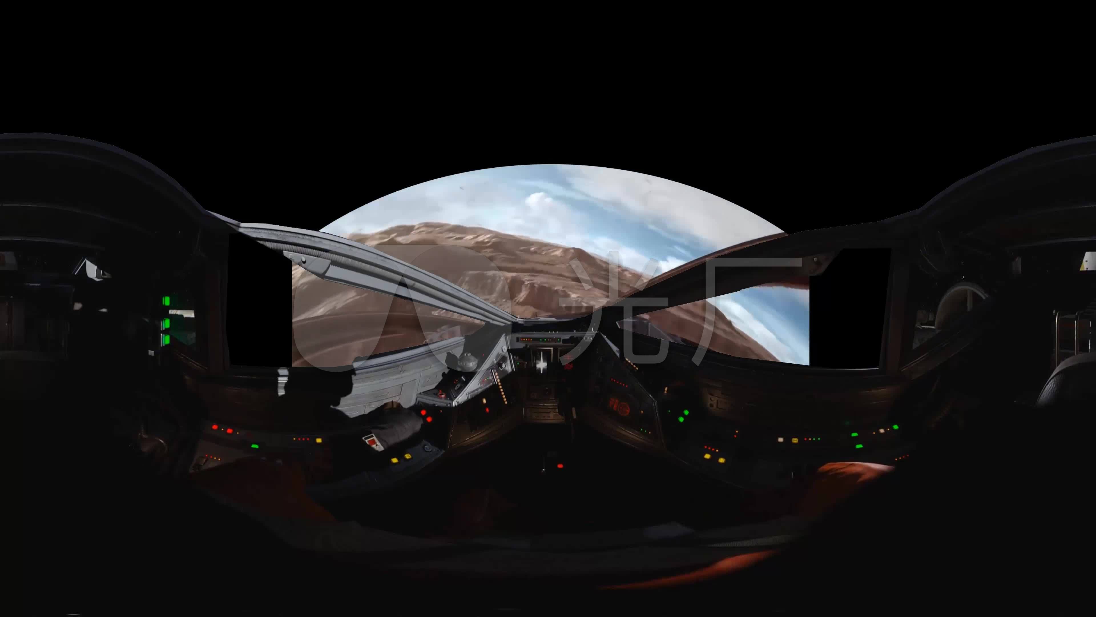 4k真实体验vr全景飞船驾驶战斗