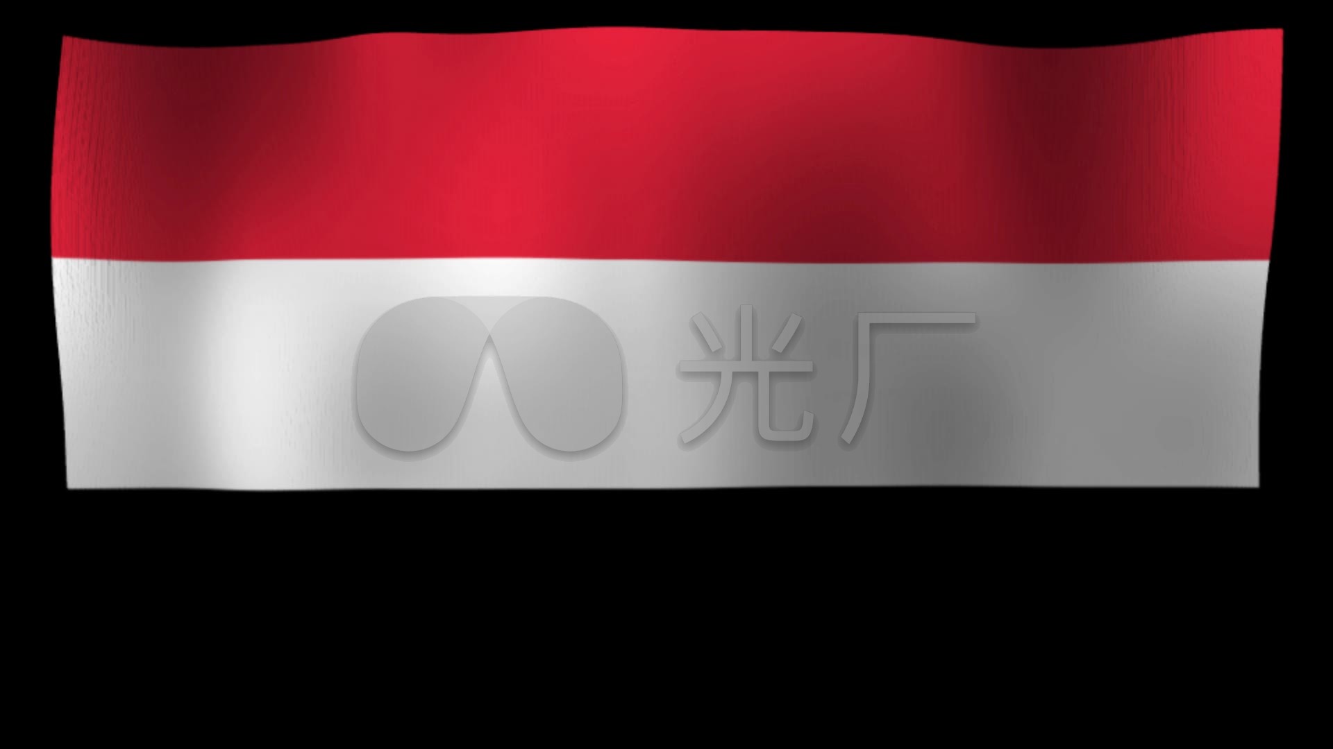也门国旗_1920X1080_高清视频素材下载(编号
