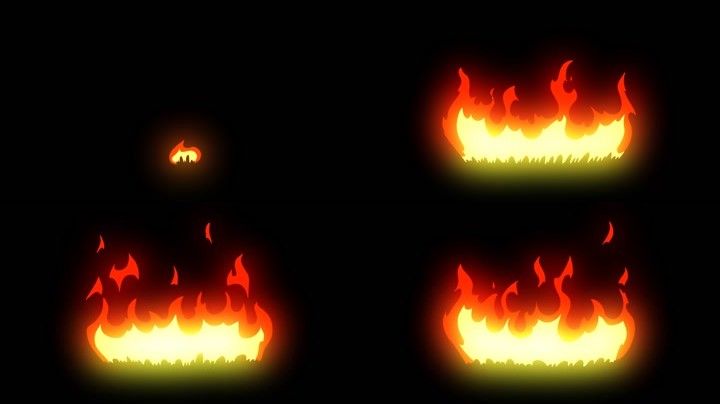 火 卡通 fire 火焰 燃烧 mg素材 游戏