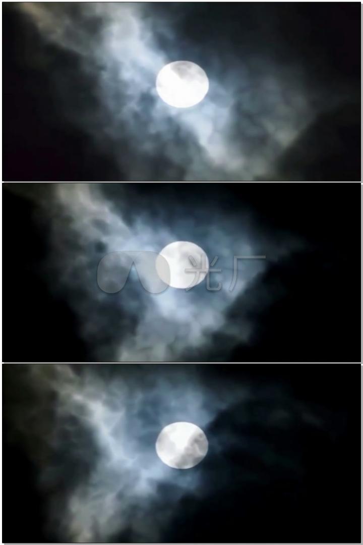 野狼嚎叫月亮月光恐怖夜晚