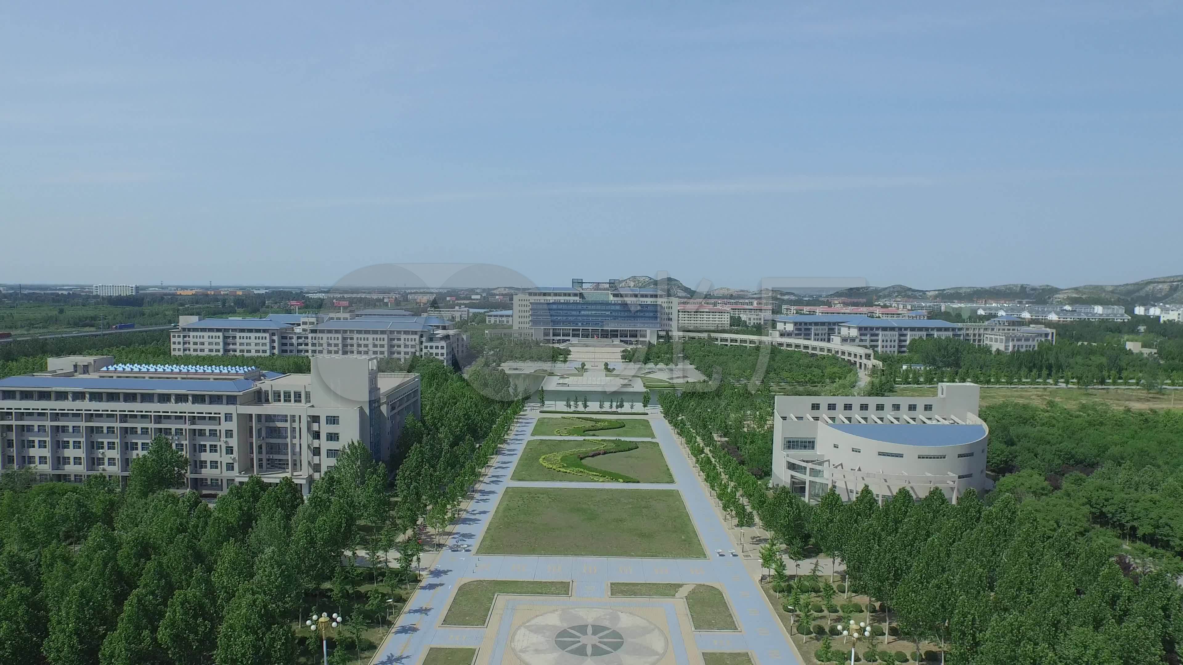 山东中医药大学航拍2015年历史资料_3840x2160_高清