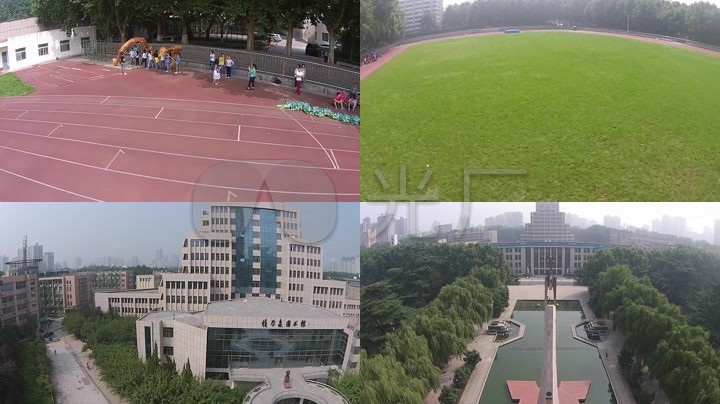 西安交通大学交大航拍宣传片校园素材图书馆
