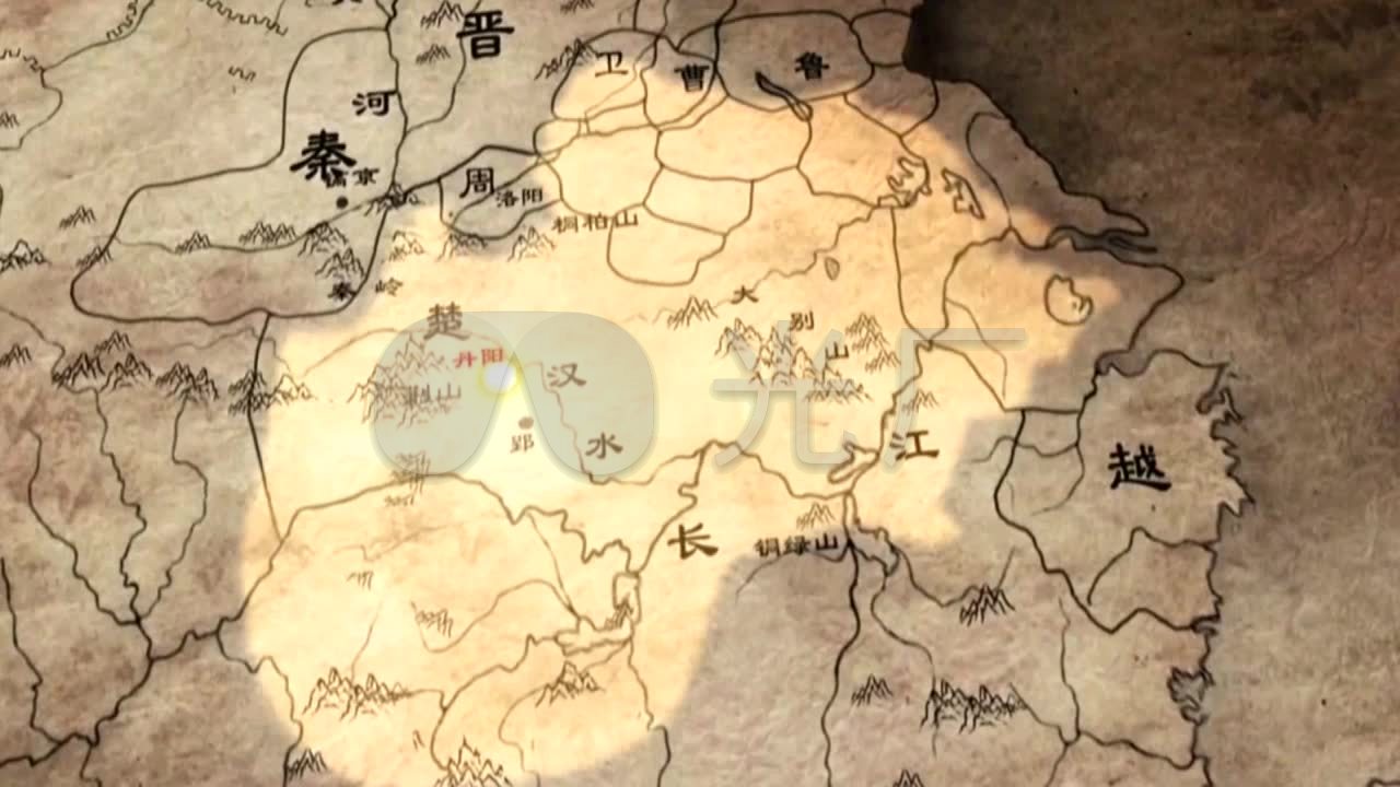 春秋战国商周版图古代春秋地图