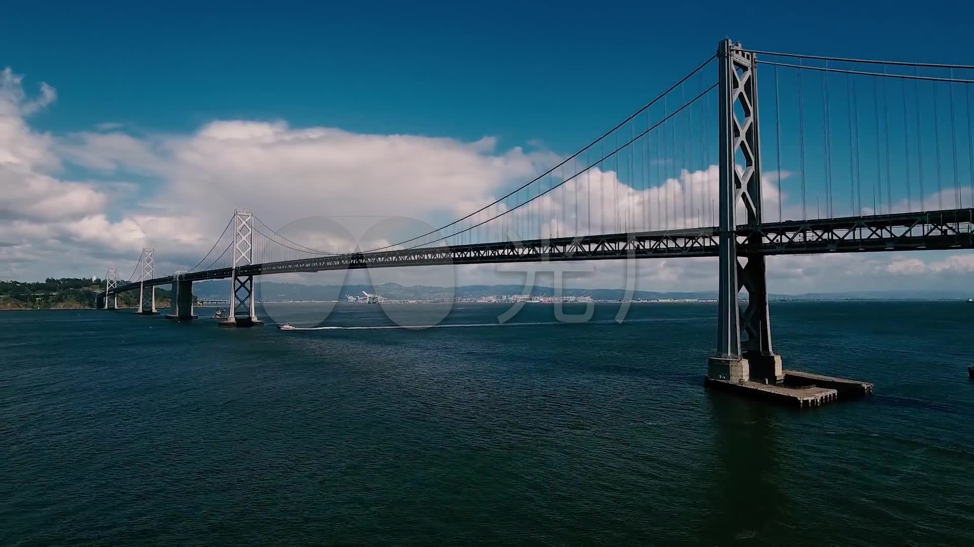 风景-旧金山跨海大桥_1920x1080_高清视频素材下载(:)