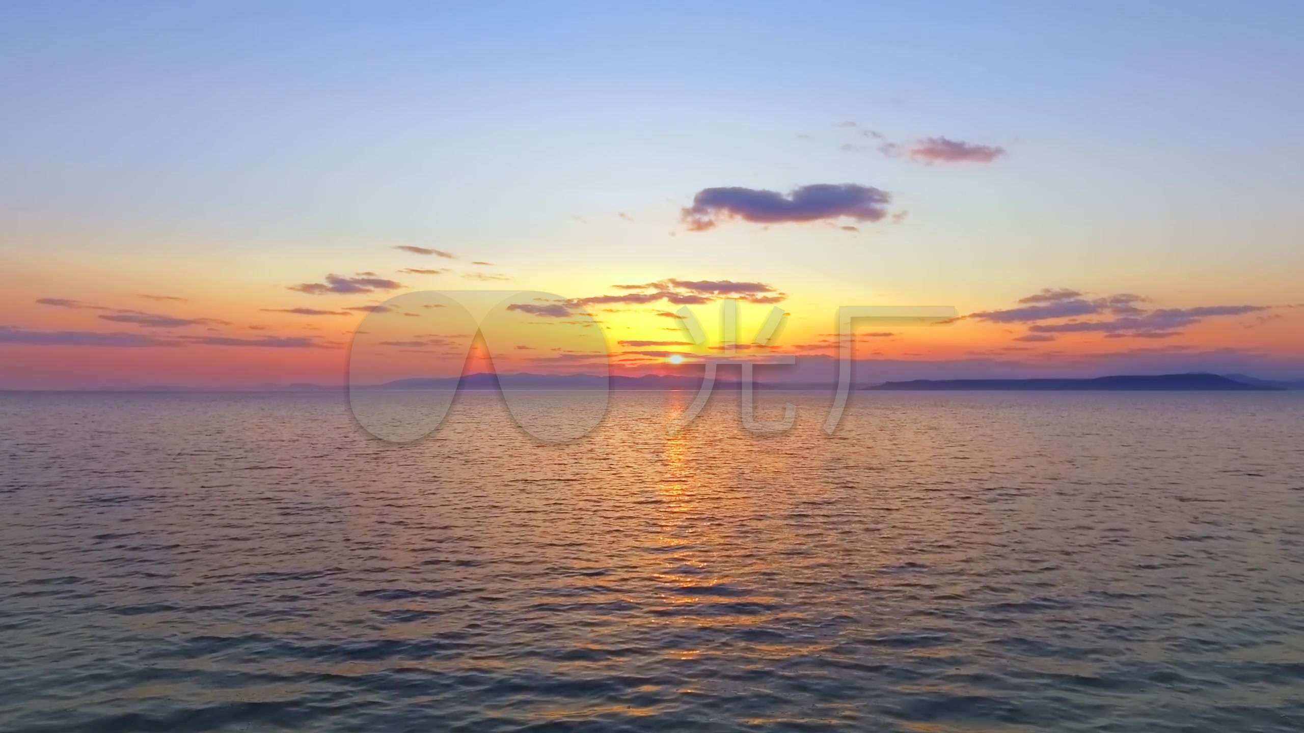 最美海上日出