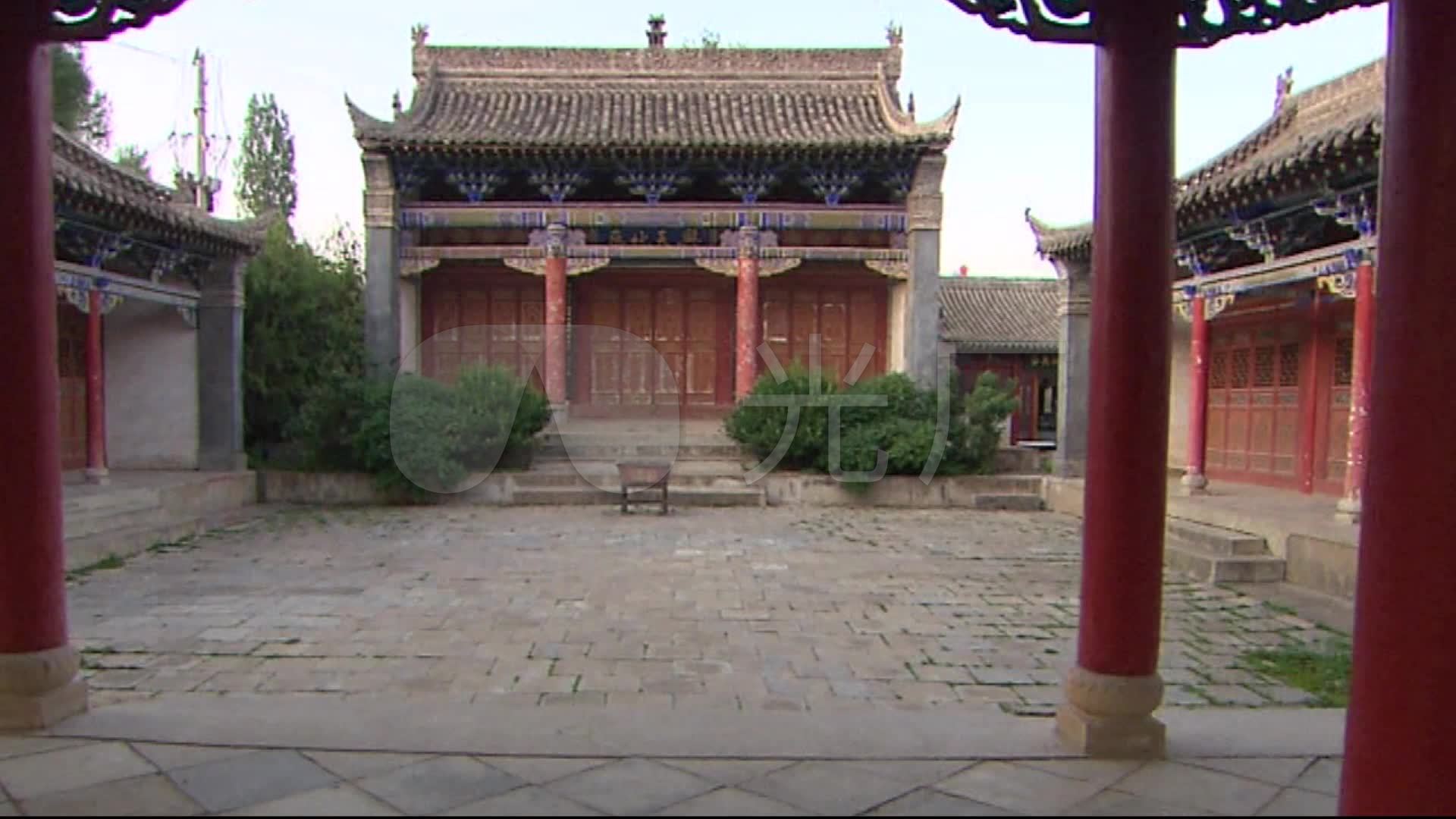 哈达铺关帝庙庙宇树木院落古建筑群