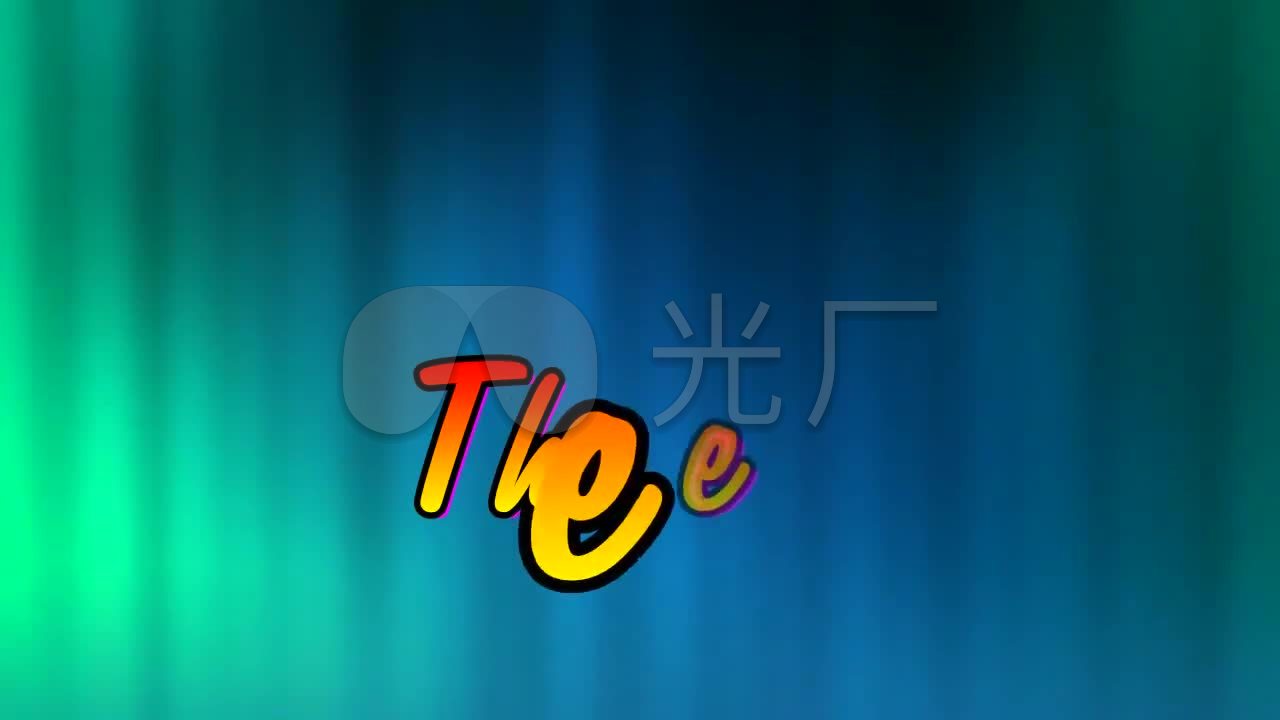 theend片尾结束文字动画_1280x720_高清视频素材下载