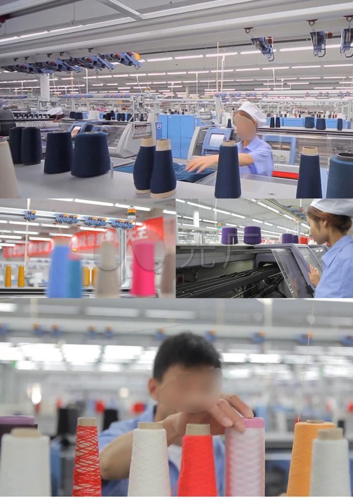 纺织织布羊绒纱线纺织厂视频