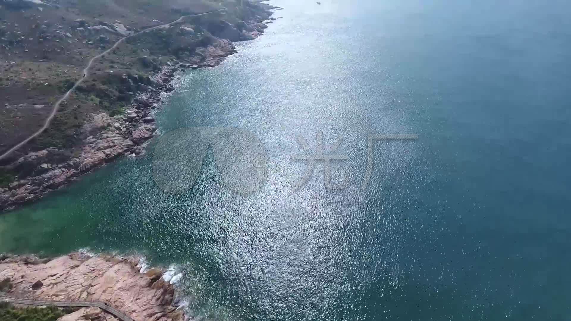 海岛大海鸟瞰_1920x1080_高清视频素材下载(编号:)