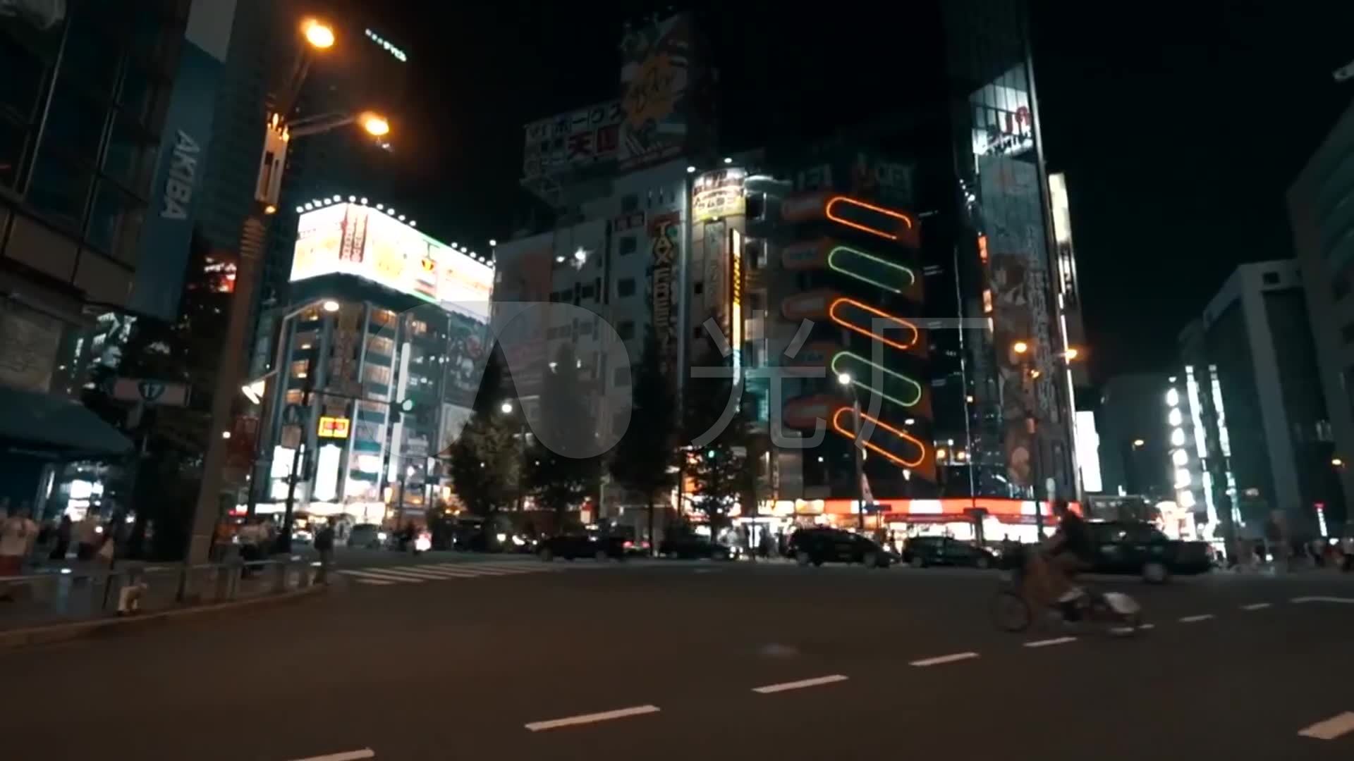 繁华的香港街景_1920x1080_高清视频素材下载(编号:)