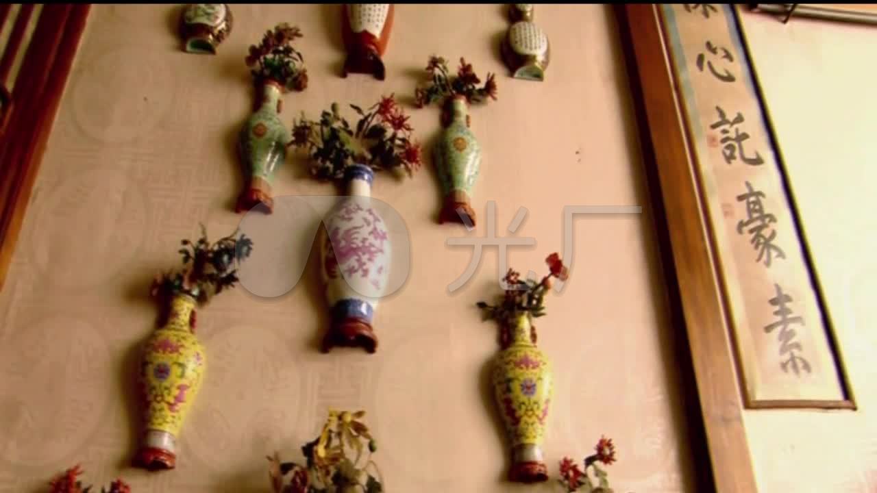 瓷器陈设器壁瓶三希堂乾隆帝书房故宫博物馆
