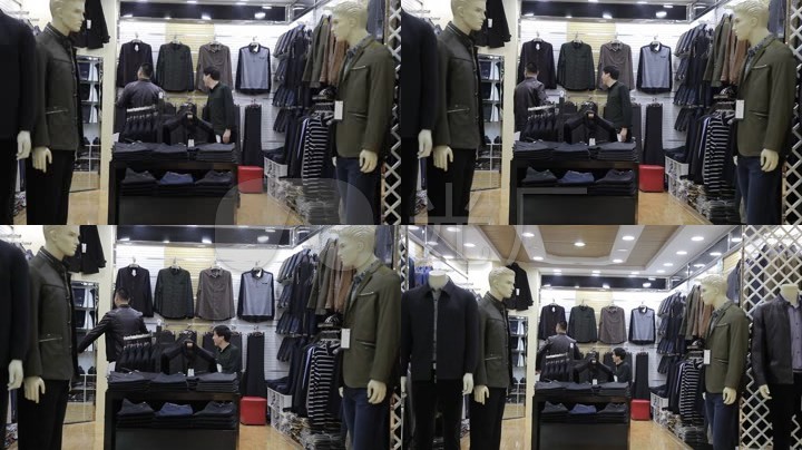 小商场小商城商城男装卖衣服卖场店铺店面服装店