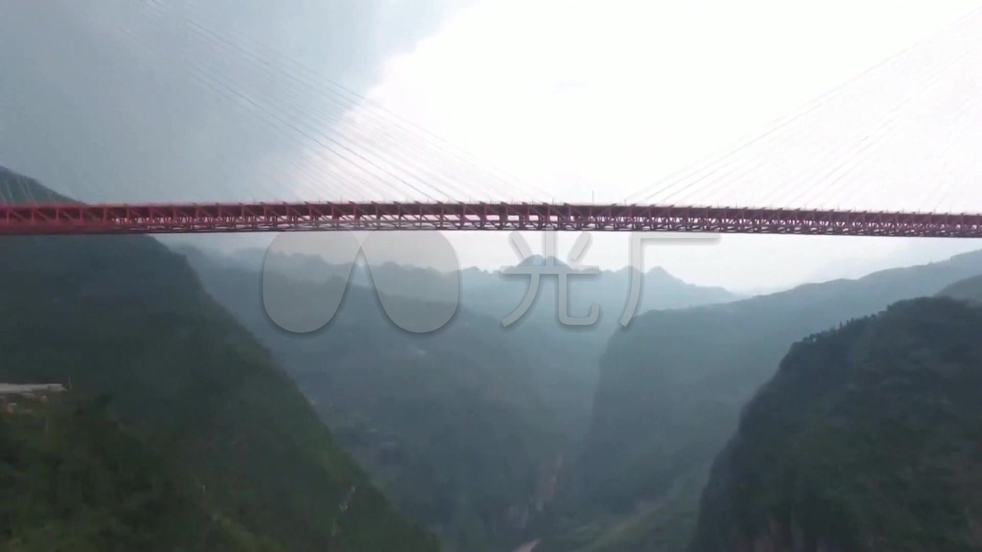 贵州六盘水北盘江大桥全景