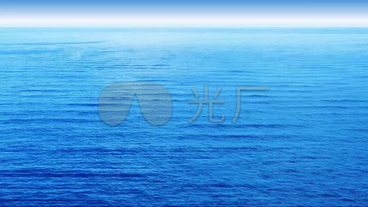 平静湖水蓝色海面湖面水面_1280x720_高清视频素材(:)