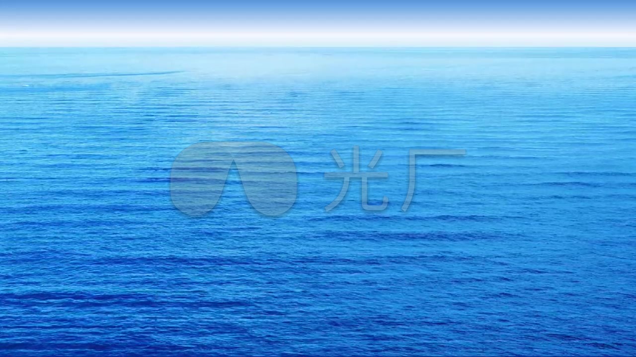 平静湖水蓝色海面湖面水面_1280x720_高清视频素材(:)