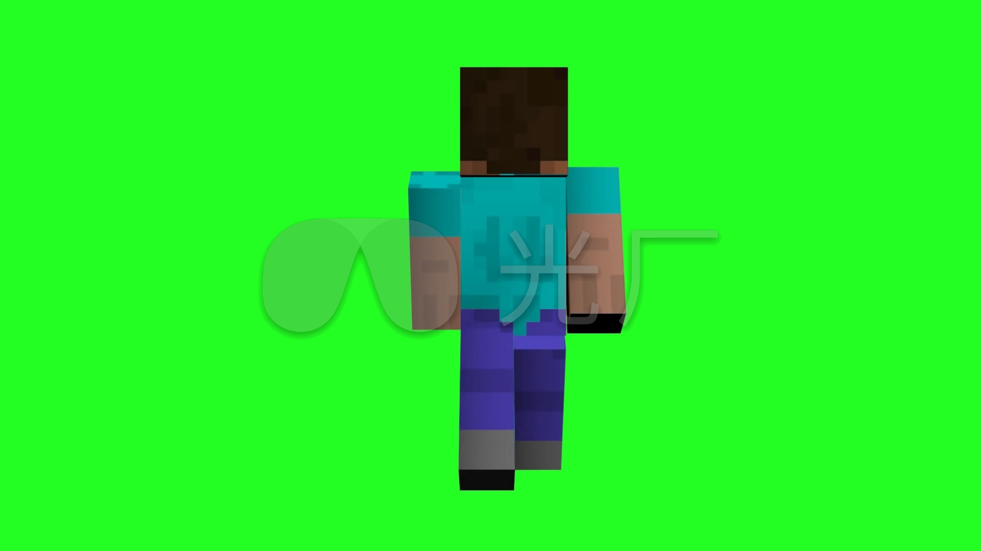 我的世界 minecraft绿屏抠像素材