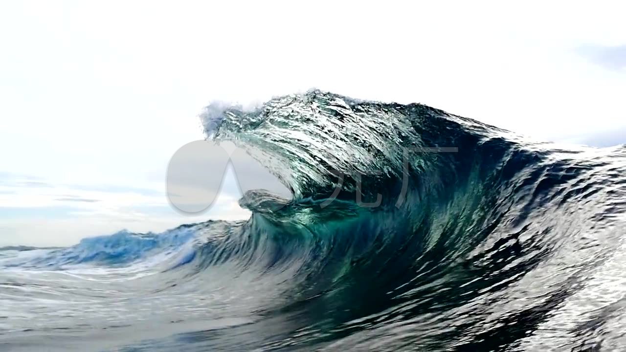 超震撼海洋海浪翻腾实拍视频素材