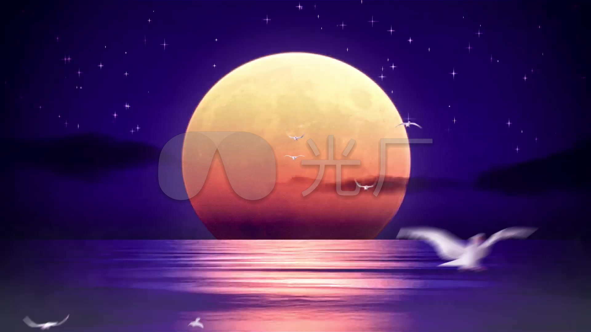 唯美月亮月色