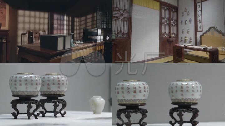 中国古代传统文化文房用具用品四宝摆件摆设纸笔墨砚书法艺术文人陶冶