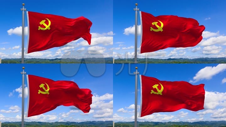已实名签约 十九大喜迎十九大党旗红旗红旗飘飘党徽金色辉煌建党建军