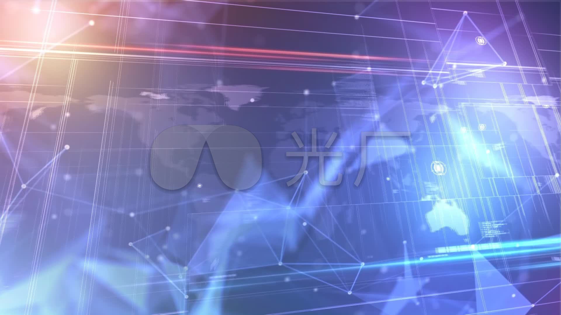 科技感看世界背景视频_1920x1080_高清视频素材下载
