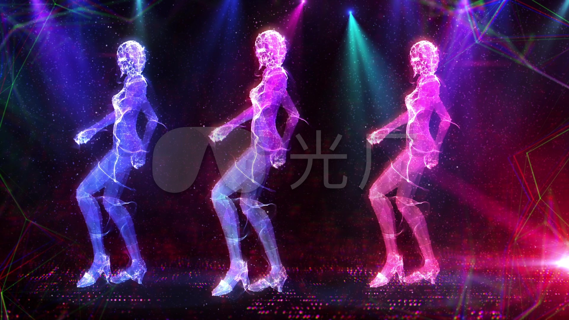 的卡全息女跳舞_1920X1080_性感视频素材下高清通性感可爱图片