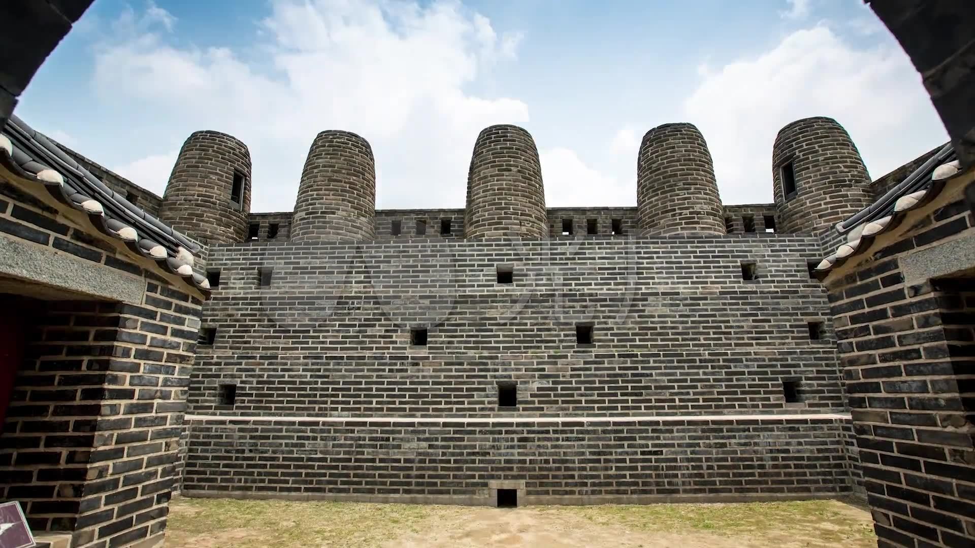 古城墙古建筑遗址_1920x1080_高清视频素材下载(编号