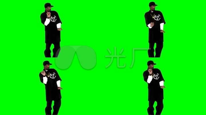 16,纯色背景摇滚青年thuglife