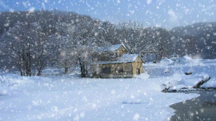 写实雪花雪花飘落雪花透明通道下雪透明通道下雪前景下雪场景鹅毛大雪